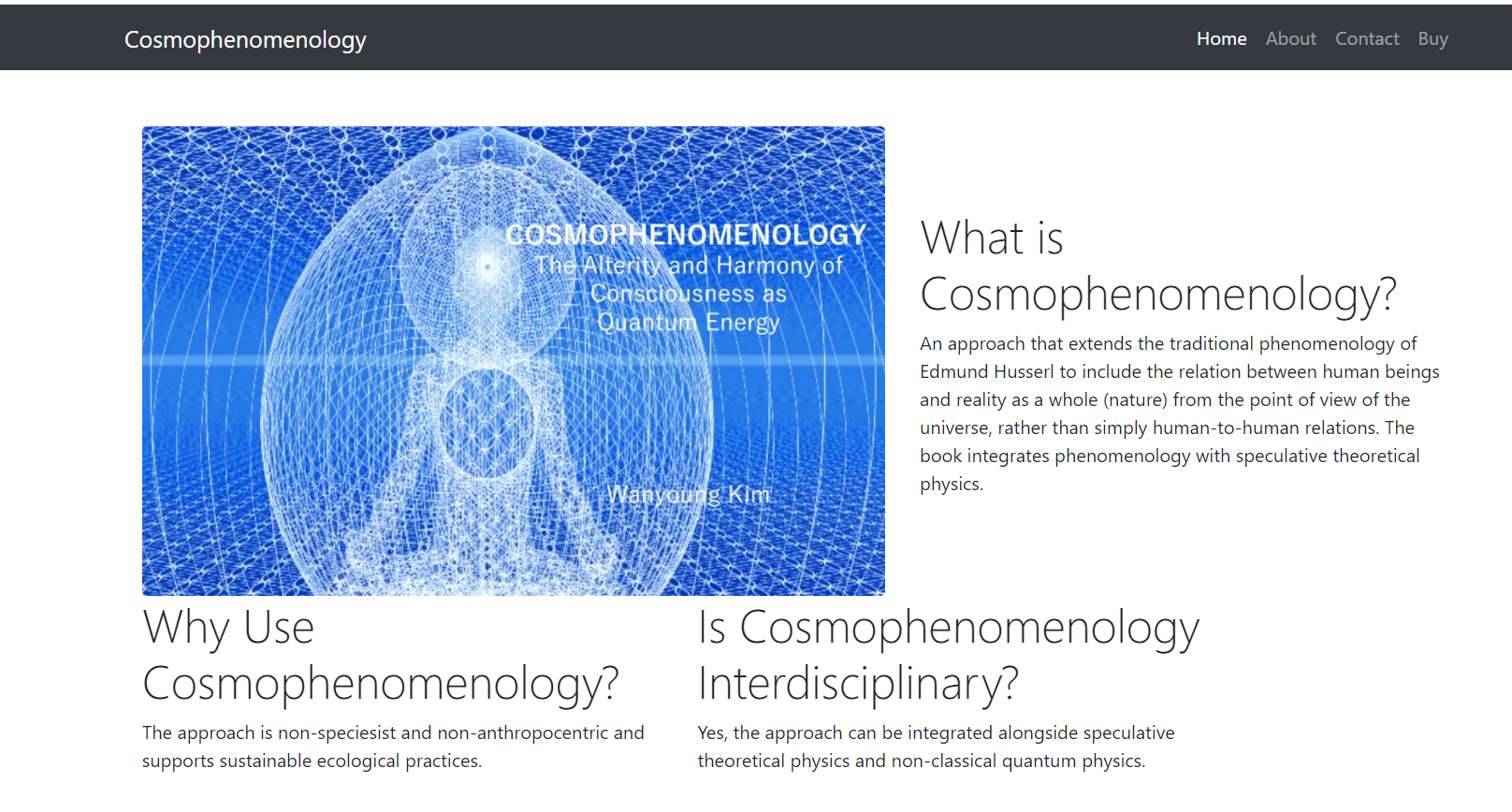 Cosmophenomenology React App